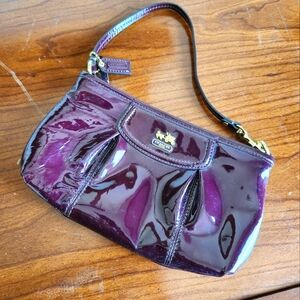 Coach purse parent leather